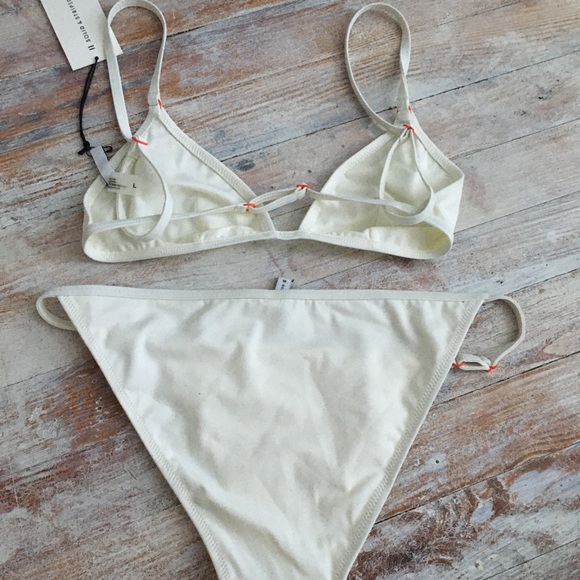 Solid & Striped white string bikini - Picture 3 of 3